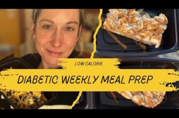 TYPE 1 DIABETIC EASY WEEKLY LOW CALORIE MEAL PREP: LETS COOK  #diabetes #type1diabetes