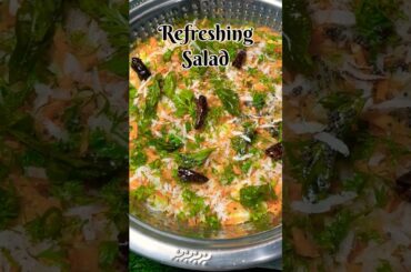 Kosambari Recipe | Fresh Moong Dal Salad | South Indian Style Kosambari Salad #shorts #viralshorts