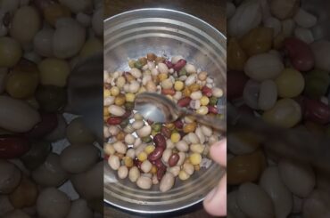 Healthy bean & veggie salad #food #recipe #cooking