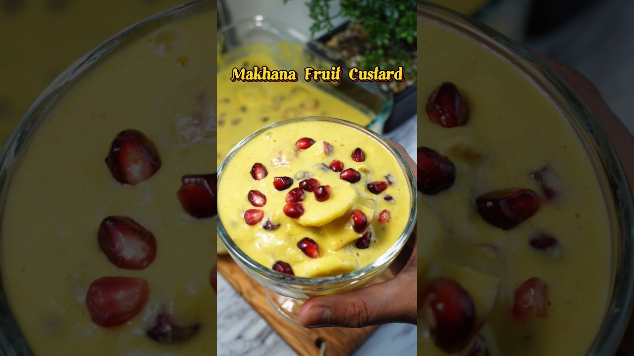 Healthy Makhana Fruit Custard | No Custard No Cornflour | | Navratri Special | #navratri #shorts Healthy Makhana Fruit Custard | No Custard No Cornflour | | Navratri Special | #navratri #shorts