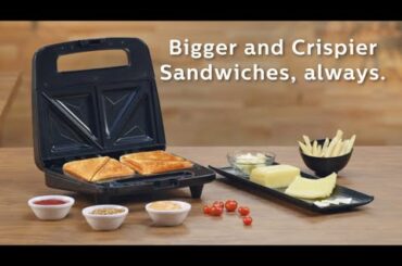Philips Sandwich maker HD2288/00 - Tasty sandwiches at the touch of a button