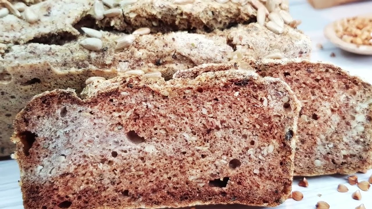 Gluten-Free Buckwheat-Flaxseed Bread | Vegan, Gluten-Free & Yeast-Free Bread Recipe Gluten-Free Buckwheat-Flaxseed Bread | Vegan, Gluten-Free & Yeast-Free Bread Recipe
