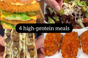 4 High-Protein, Diet-Friendly Meals: Healthy, Easy & Tasty Recipes