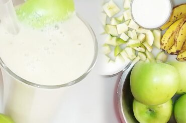 Apple Banana Smoothie Recipe,HEALTHY Weight loss Smoothie