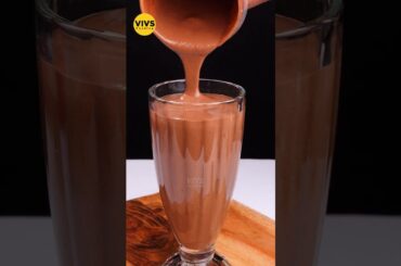 NO SUGAR HEALTHY CHOCOLATE SMOOTHIE #asmr #shorts #vivscooking