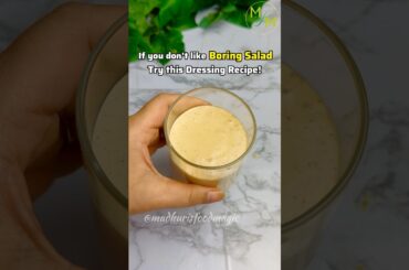 Easy and Quick CHILLI-LIME DRESSING for Salad, Sandwiches & Rolls! | @madhurisfoodmagic #shorts