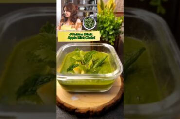 Farha Khan | Rubina Dilaik Apple Mint Chatni Recipe #farahkhan #rubinadilaik #shorts #celebrity