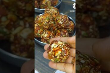 Dry Fruit Laddu. Healthy & tasty Energy Booster Laddu. Dry Fruit Laddu Recipe #food #healthyrecipes
