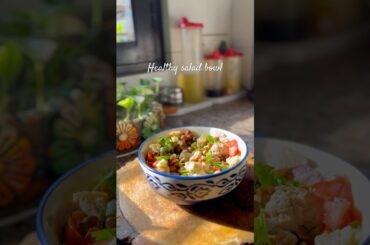 Healthy Salad Bowl I Easy Health bowl recipes. #saladbowl #cook #food #healthyfood #easyrecipes