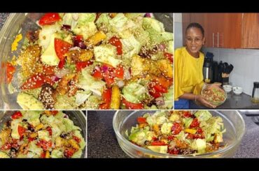 CHICKEN-AVOCADO SALAD / SIMPLE AND HEALTHY SALAD IDEAS. THE BEST SALAD YOU WILL EVER TASTE. #food