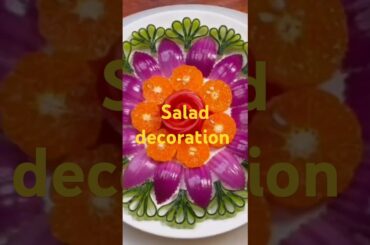 #shorts, salad Recipes,  Salad ko decorate kaise karen, Salad ko kaise sajaye,