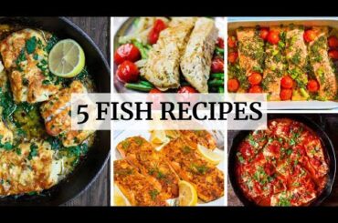 5 Mediterranean Diet Fish Recipes (Mediterranean Diet Recipes)