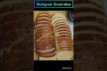 Multigrain Bread Loafs #Healthy Multi Grains bread slices # Homemade Bread Loafs