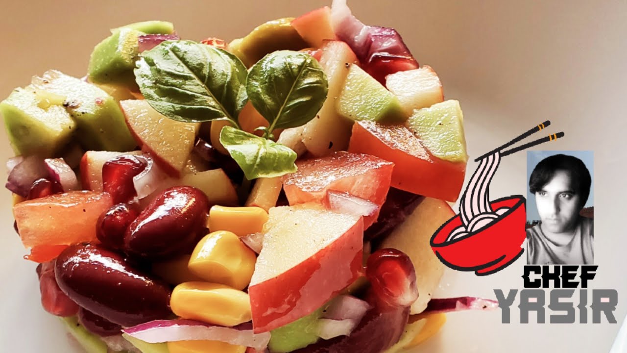 Super Food Healthy Salad Recipe || Weight loss Salad || Chef Yasir Super Food Healthy Salad Recipe || Weight loss Salad || Chef Yasir