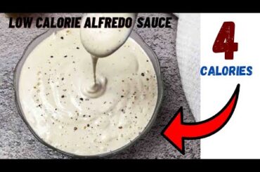 how to make healthy & low calorie alfredo white sauce-low fat alfredo sauce-low calorie steak sauce