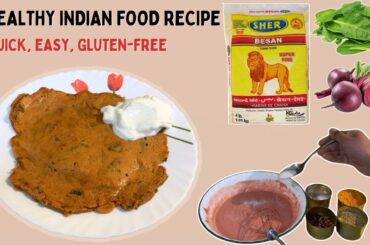 Besan Chilla Recipe | Instant Healthy Breakfast Recipe Indian | Delicious Low Carb Indian Recipe