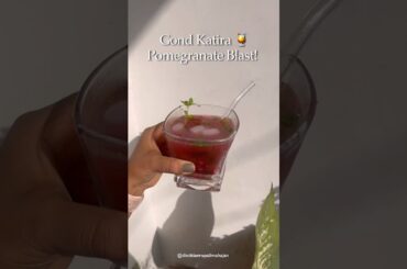 Goond katira | healthy summer drink | weight loss drink | summer cooler pomegranate drink | gond