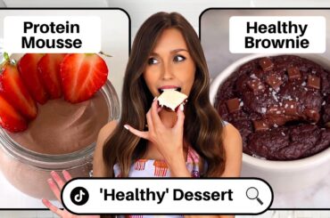 I Tested TikTok’s Most Viewed 'Healthy' Dessert Recipes (round 2)