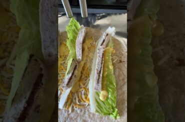 Kalani’s work lunch - chicken burrito and homemade healthy ish lemon bars