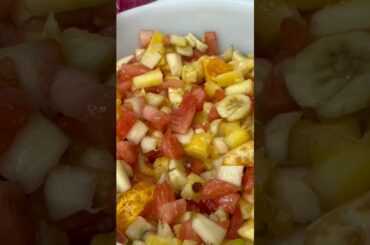 Fruit salad plate #shorts #fruits #healthy