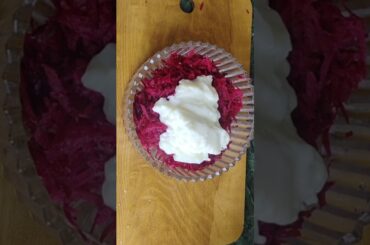 beetroot raita recipe#ytshorts  #beetrootraitarecipe#shorts #food  #healthyrecipes @taste01