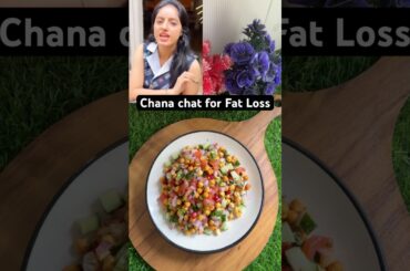 Roasted Chana chat | Healthy weight loss snacks recipe by Deepika Singh#shorts #weightlossrecipe