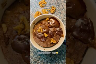 Healthy Choco Mug Cake #dessert #quickrecipe #shorts #healthy