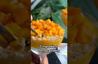 mango pudding recipe - mango custard bread pudding - pudding dessert recipes #shortsrecipe #shorts