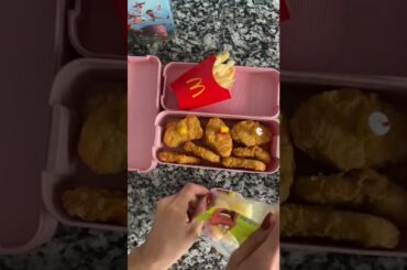Lunch for my kids - McDonalds bento box for kids #shorts