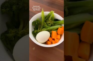 Healthy Carrot & Broccoli Egg Salad #weightloss #healthylifestyle #shorts