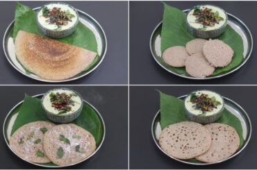 Green Moong Sprouts Dosa - Idli Recipe - Healthy Breakfast Weight Loss Recipe Ideas | Skinny Recipes