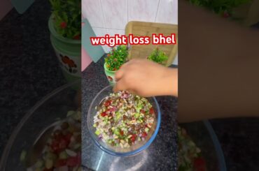 weighloss salad bhel #healthy #healthyfood #trending #viral#recipe #food #cooking#recipe