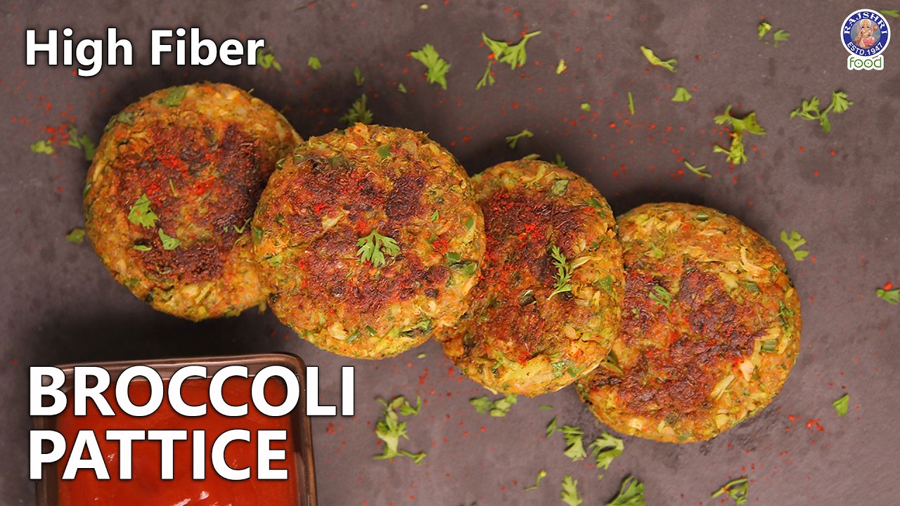 Crispy Broccoli Pattice Recipe | Easy & Healthy Snack For Kids | Broccoli Fritters | Chef Ruchi Crispy Broccoli Pattice Recipe | Easy & Healthy Snack For Kids | Broccoli Fritters | Chef Ruchi