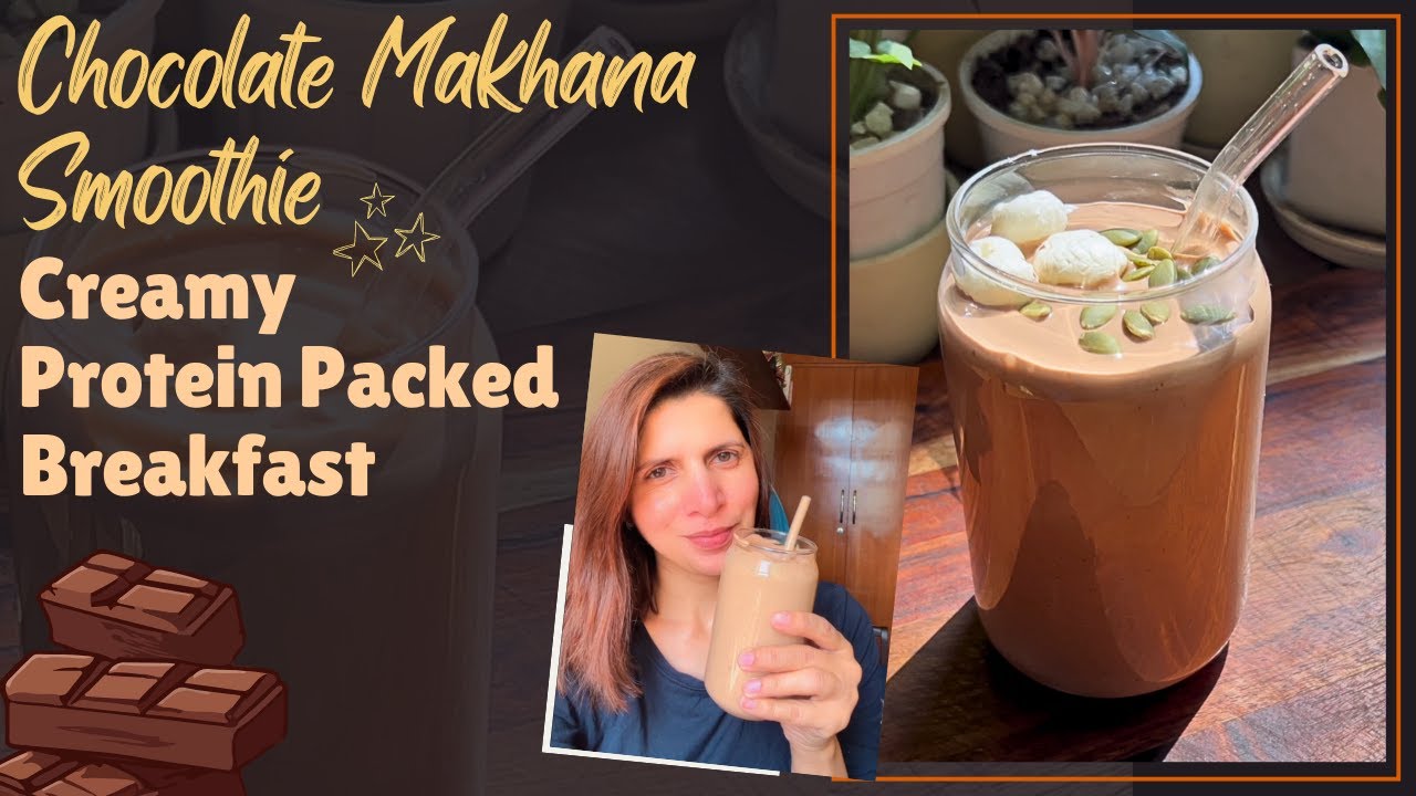 Phool Makhana Smoothie | High-Protein Breakfast Recipe for Weight Loss | Navratri Special | Hindi Phool Makhana Smoothie | High-Protein Breakfast Recipe for Weight Loss | Navratri Special | Hindi