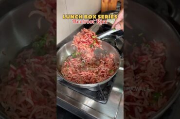 Beetroot Rice for lunch box | lunchbox series| Recipe-7 | #samayalwithamala #lunchboxudeas