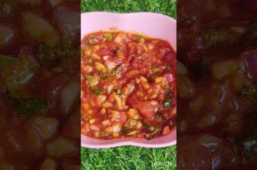 Tamato Chutney recipe #food #healthy #trending #youtubeshort