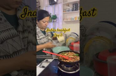 Indian desi breakfast Day 2 || #shorts2025 #recipe #breakfast #peanutchutney #idli #indianbreakfast