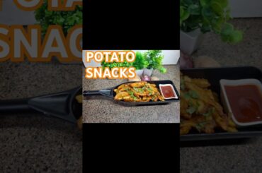 potato wedges recipe #shorts #viral #snacksrecipe #potato #aloo #snacks #trending #potatowedges