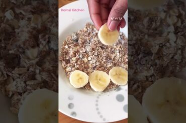 Quick And Easy Oatmeal Bowl #yshorts #oatsrecipe #food #breakfast