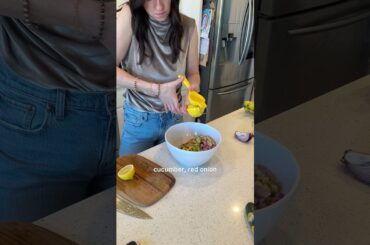 Top 5 meal prep recipes count down! #5, Greek Salad #stayathomemom #mealprep #mealprepideas