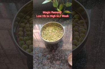 Low to High Hb In 1 Week| #homeremedy #low #hb #tired #hairloss #weightloss#shorts #viralvideo#viral