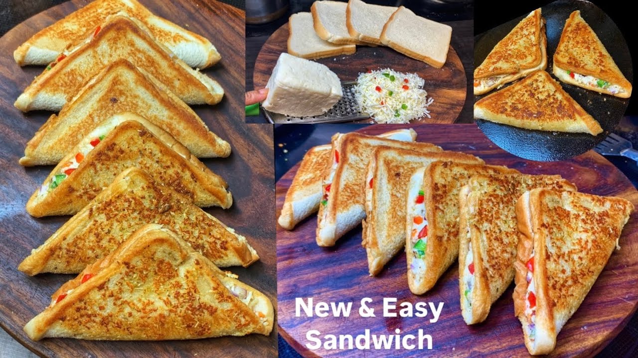Healthy Bread Snacks Recipe | New Recipe | Veg Sandwich Recipe | Chatpata Evening Snacks Recipes Healthy Bread Snacks Recipe | New Recipe | Veg Sandwich Recipe | Chatpata Evening Snacks Recipes