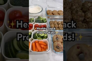 Healthy Snack Prep Ideas! | Mom hack for making snack time easy #momlife#easyrecipe #snackideas