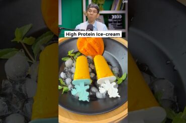High Protein Mango Ice-cream Recipe #shorts