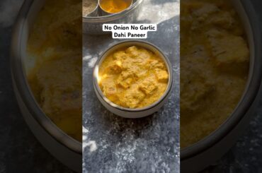 No Onion No Garlic Dahi Paneer #navratrirecipe #weightloss #highprotein #vegetarian