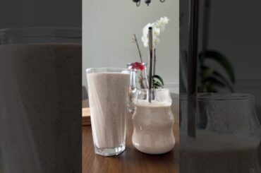 Healthy breakfast smoothie #food #telugushorts #whatieatinaday #protein #fiber #balanceddiet #whey