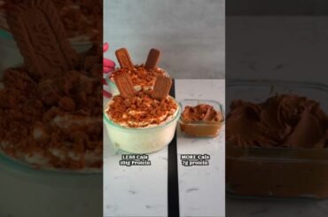 Low Calorie, High Protein No Bake Biscoff Cheesecake (UNDER 5 minutes)