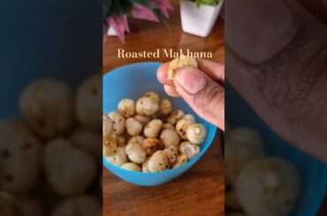 Masala Makhana Recipe #healthysnacks #makhanasnacks #shorts #snacks