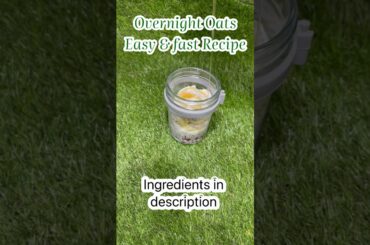 Easy Overnight Oats Recipe | Healthy Breakfast in Minutes! #s2fitnessclub #recipe #eatsmart #healthy