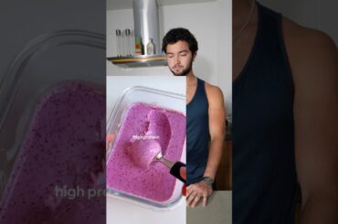 Healthy High Protein Ice Cream #icecream #protein #food #recipe